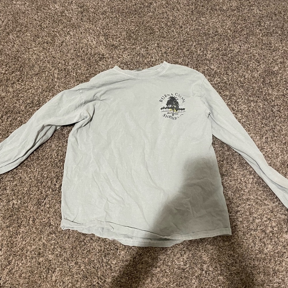 Women Long Sleeve Shirt in teal